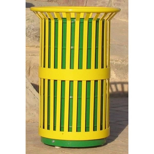 ızgaralı çöp kovası