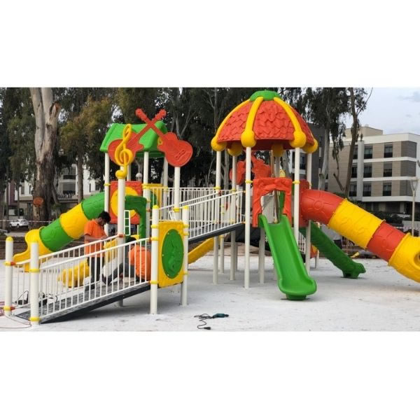 altıgen engelsiz seri çocuk oyun parkı